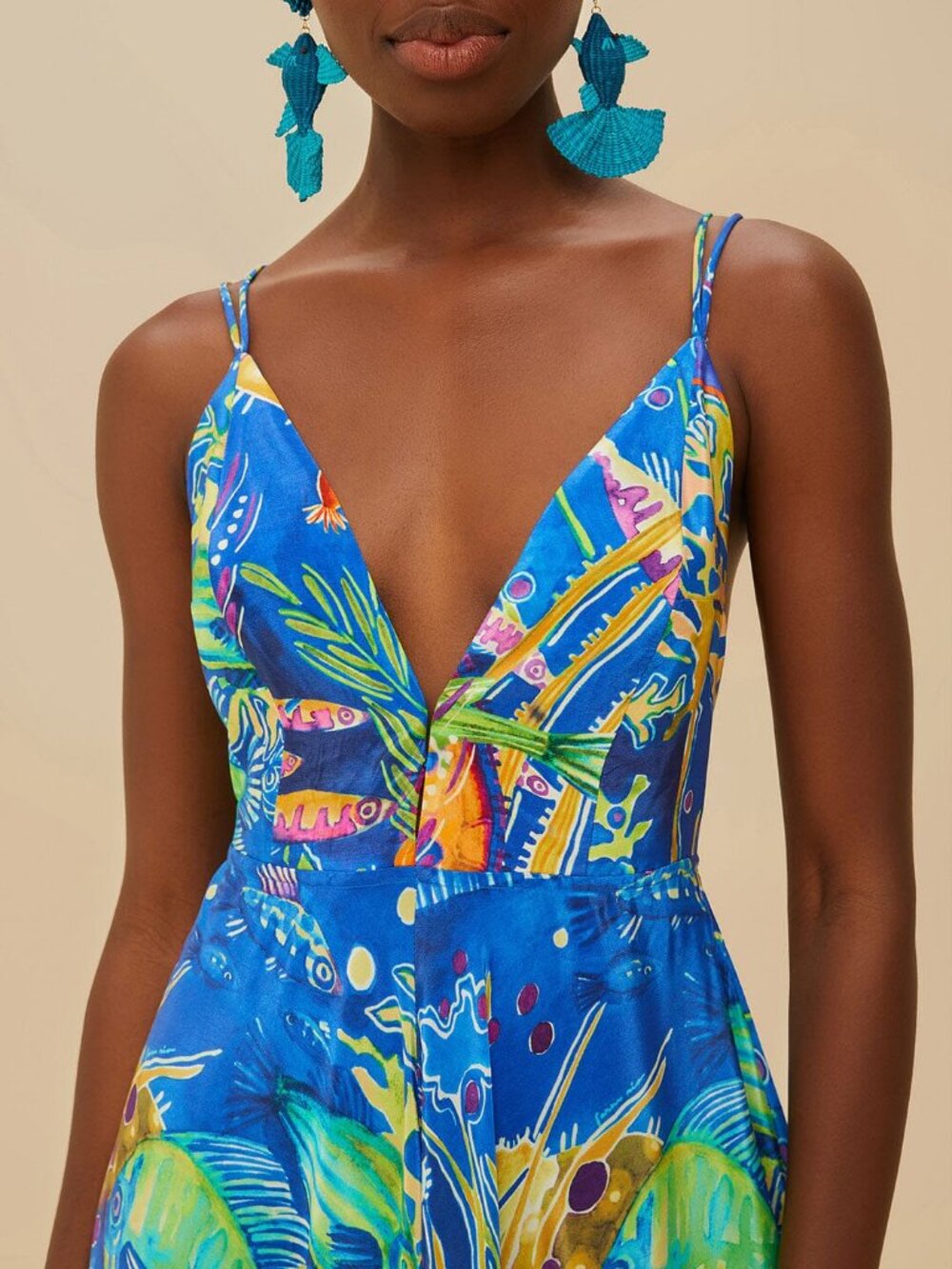FARM Rio Deep Sea Maxi Dress - Picture 6 of 14